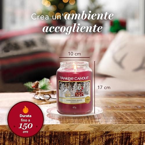 Yankee Candle Candela profumata in giara grande | Magia natalizia | Durata Fino a 150 Ore | Regali perfetti per le donne thumbnail 3