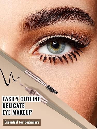 Makeup Brush Set 30 pcs Professional Powder Brush Concealers Eye shadows Blush Eyeliner Eyebrow Contour Eye blending Brushes(Champagne） thumbnail 7