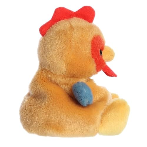 Aurora® Adorable Palm Pals™ Red Rooster™ Stuffed Animal - Fun Collectible Plush for Kids and Adult Collectors - Perfect for Decorating Rooms and Birthday Gifts - Brown 4.5 Inches thumbnail 3