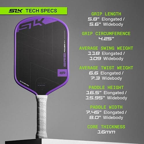 Selkirk Sport SLK ERA Power Pickleball Paddle | Carbon Fiber & Fiberglass Hybrid Face for Power, Spin & Control | Dynamic Fusion Core | Professional Pickleball Paddles for Aggressive Players thumbnail 7