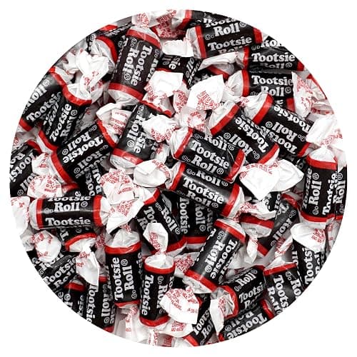 Tootsie Roll Midgees, 1lb Bulk Bag (Approx. 70 Pieces), Mini Chewy Candies, Individually Wrapped Bulk Candy, Chocolate Candies, The Hampton Popcorn & Candy Company - Image 1
