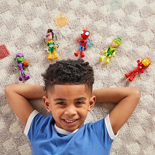 Spidey and his Amazing Friends Hasbro Marvel, Friends & Foes Pack, 5 Action Figures, 4-Inch, Preschool Super Hero Toys for Kids Ages 3 and Up (Amazon Exclusive) thumbnail 7