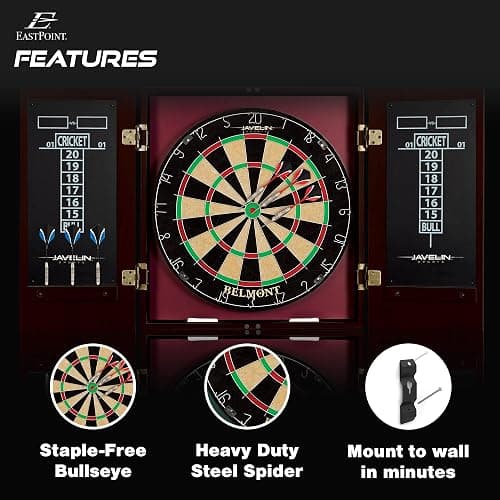 EastPoint Sports Belmont Bristle Dartboard and Cabinet Set thumbnail 3