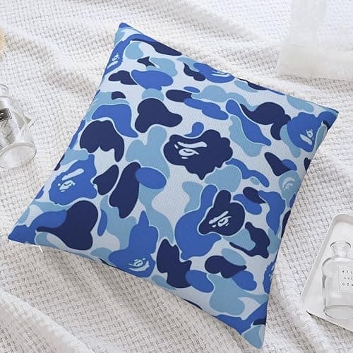 Square Decorative Pillowcases Pillow Cover for Bed Sofa Couch Pillow Case with Zipper for Home Decor 18"X18" thumbnail 2