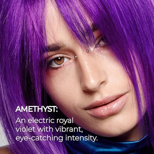 XMONDO Color Amethyst Depositing Mask, Purple Hair Dye, 8 Fl Oz | Semi-Permanent, Infused with Bond Booster & Hyaluronic Acid for Nourishment, Revitalization & Repair, Vegan Formula thumbnail 2