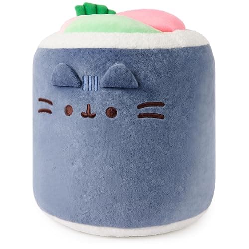GUND Pusheen Bento Sushi Roll Plush, Squishy Toy, Collectible Plush Toy, Food Plushies, Stuffed Animal for Ages 8 and Up, Blue, 11” thumbnail 4