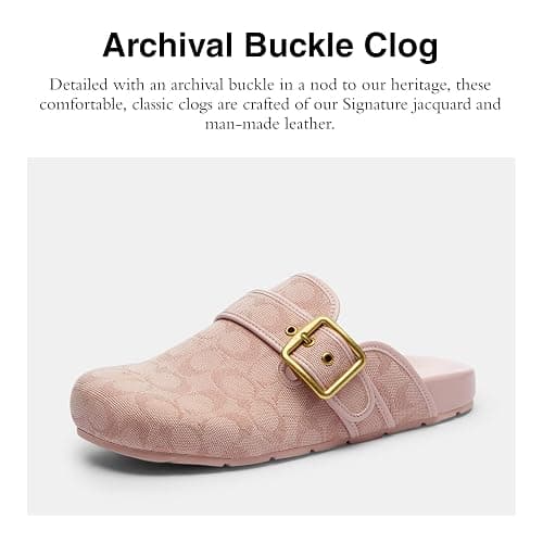 COACH womens Archival Buckle Clog thumbnail 2