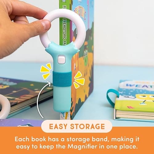 Glo Pals Light-Up Library - Light-Up Kids Books 3-Pack with 1 Magic Magnifier - Interactive Children's Books Alex, Blair & Pippa Stories - Book Sets for Kids Light-Up Learning - Early Reader Books thumbnail 5