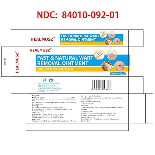 HEALMUSZ Wart Remover Contains 17% Salicylic Acid Skin Tag Remove Fast-Acting Natural Wart Removal Cream for Common Warts Plantar Warts Hand and Other Body Warts thumbnail 6