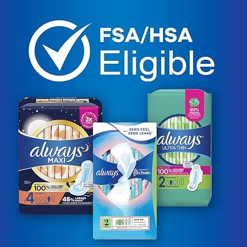 Always Ultra Thin Feminine Pads without Wings for Women, Size 2, Long Super Absorbency, Unscented, 40 Count x 3 Pack (120 Count total) (Packaging May Vary) thumbnail 9