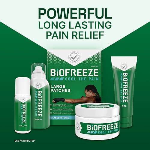 Biofreeze Roll On Pain Relief for Knee, Neck, Hip, Joint, Shoulder, & Simple Backache, Arthritis Pain Reliever, Sore Muscle Relief, Roll On Menthol Gel 3 Fl Oz (Pack of 3) thumbnail 8