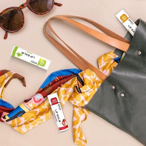 DMSKY 120 Pack Lip Balm, Natural Lip Balm Bulk with Vitamin E and Coconut Oil, Moisturizing Lip Balms for Chapped Lips-12 Flavors thumbnail 7