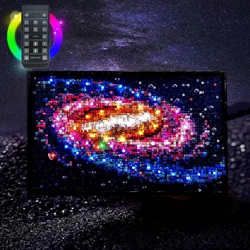 BrickBling LED Lights Compatible with Lego The Milky Way Galaxy, Creative Light Kit Compatible with Lego 31212 (Lights Only, No Model) (RC Version Light) thumbnail 6