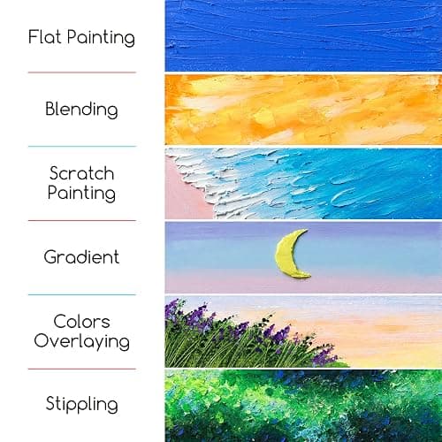 MEEDEN Soft Oil Pastels Set: 72 Vibrant Colors Oil Pastels for Artists Beginners Adults - Smooth Oil Pastel Crayons for Art Supplies, Painting, Drawing, Blending, Layering, Shading thumbnail 7