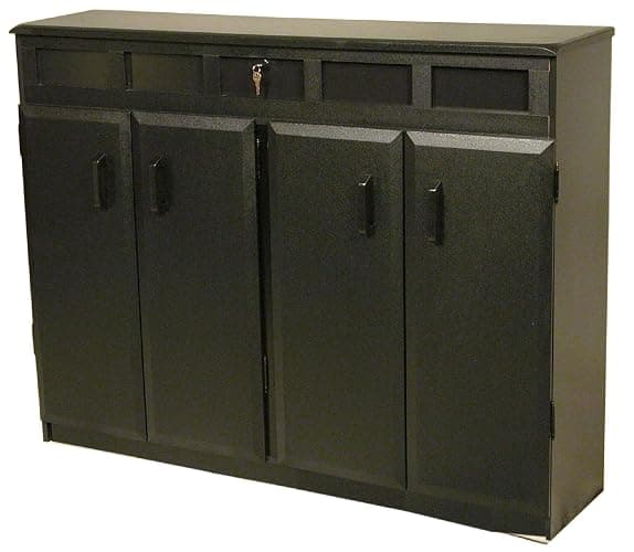 Venture Horizon Top Load Media Cabinet - Black thumbnail 3
