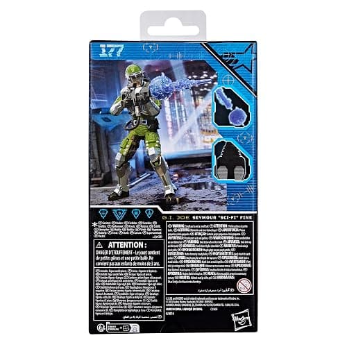 G.I. Joe Classified Series #177, Seymour “Sci-Fi” Fine, Collectible 6 Inch Action Figure with 8 Accessories | G.I. Joe Classified 6 Inch Action Figure Wave 23 - Seymour Sci-Fi Fine #177 thumbnail 5
