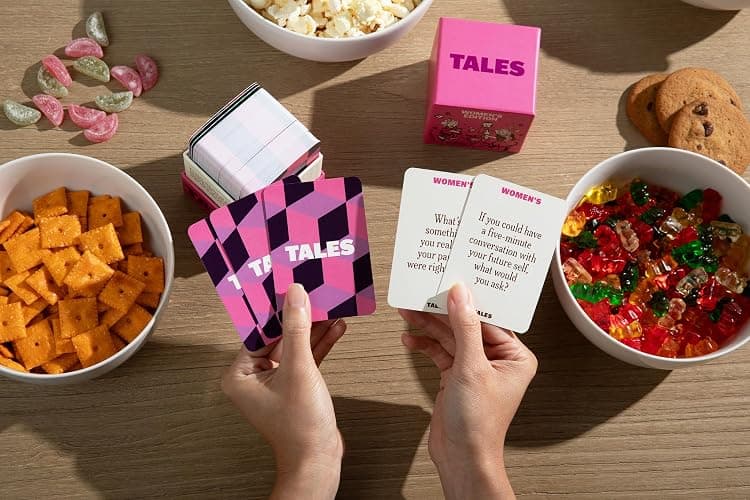 TALES Women's Edition, 150 Question Conversation Cards | Card Game For Women's Circles, Friend Groups, Mothers And Daughters, Girls Night thumbnail 2
