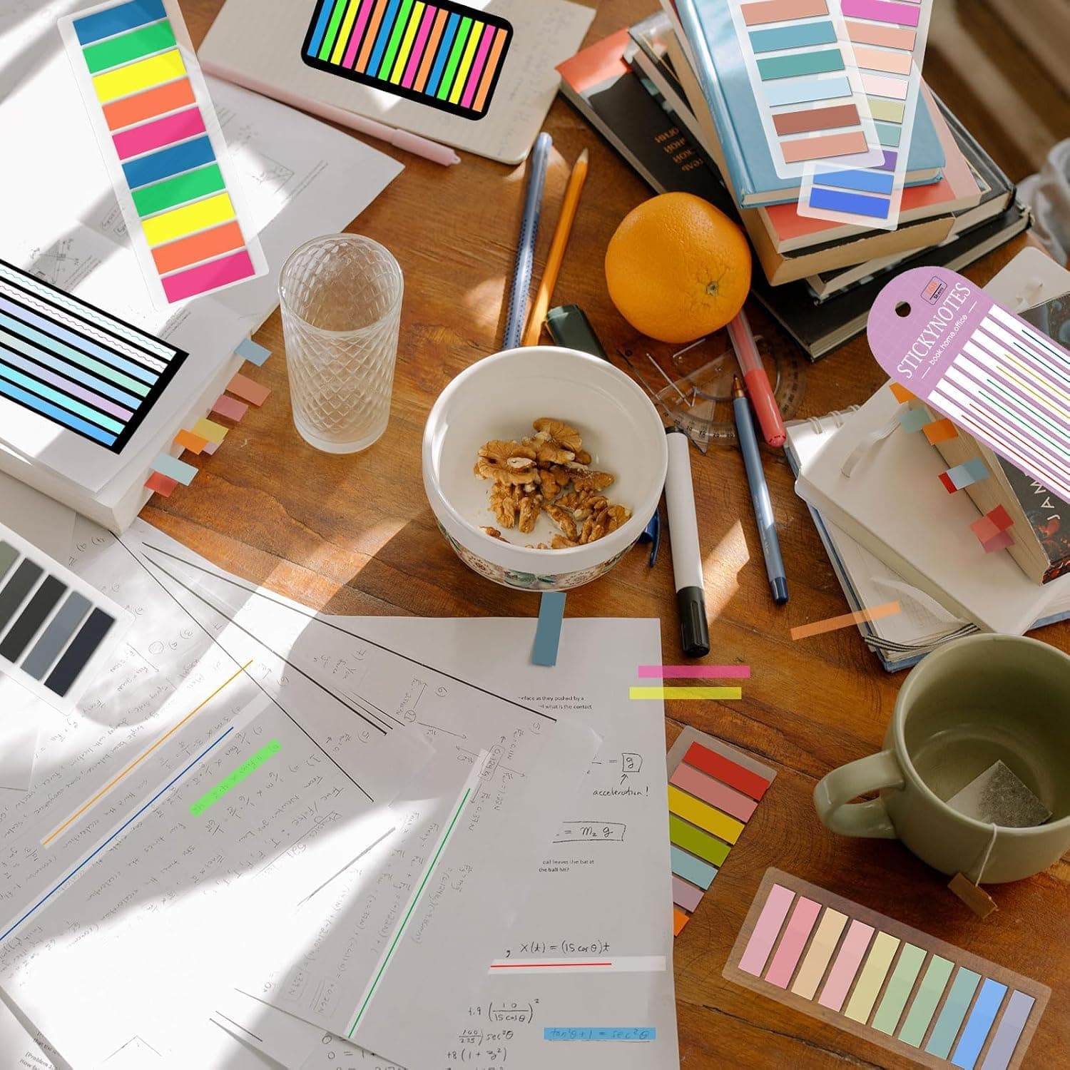 2800 pcs Marcadores Adhesivos, Etiquetas de color, Multifuncional Handy Post it, Pegatinas de conveniencia, Notas Destacadas Autoadhesivas para Anotar Libros y Mantener la Escritura Ordenada thumbnail 5
