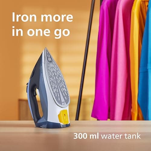 Philips Azur 7000 Series Steam Iron - 2800 W, 50 g/min Continuous Steam, 250 g Steam Boost, Vertical Steam, SteamGlide Plus Soleplate, Louros/Cotton Blue (DST7020/20) thumbnail 6