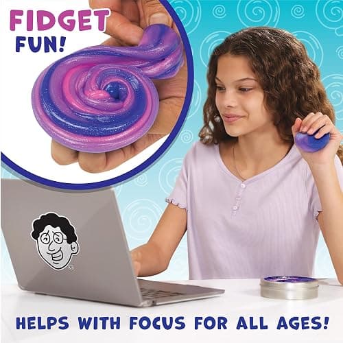 Crazy Aaron's Thinking Putty - Intergalactic - Triple Color Changing Putty for Kids and Adults in a 4" Tin - Creative and Endless Fun, Stress Relief Therapy Toys, Never Dries Out - Made in USA thumbnail 4