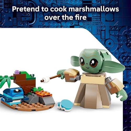 LEGO Star Wars Grogu’s Homestead Building Toy for Boys & Girls - The Mandalorian Pretend Play Set W/Sorgan Frog & Poseable Grogu Figures for Preschool Kids, Ages 4+ - Gift Idea for Birthdays - 75443 thumbnail 6