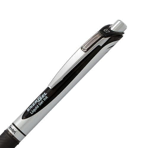 Pentel EnerGel RTX Retractable Liquid Gel Pens, (0.7mm), Assorted Colors, Ultimate Writing Pens, Best Writing Pens for Office, School and Journaling, Pack of 12 thumbnail 7