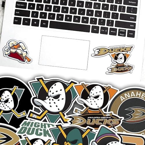 27 PCS Anaheim American Ducks Hockey Stickers for Water Bottle, Laptop, Bicycle, Computer, Motorcycle, Travel Case, Car Decal Decoration Sticker thumbnail 4