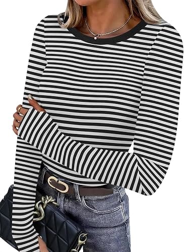 XIEERDUO Long Sleeve Thermal Shirt for Women Fleece Slim Fit Tops Crewneck Basic T-Shirts with Thumb Holes Fall Fashion 2025 - Image 1