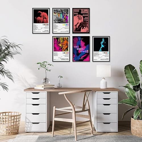 TV Girl Poster Album Cover Posters – Set of 6, 8x12 Inch, Unframed, Music Wall Art for Room Décor, Bedroom Aesthetic, Dorm Room, Rap Fan Gift, Unique Wall Decor for Home or Office (h) thumbnail 5