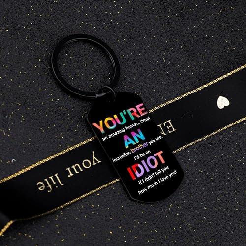 Big Brother Gifts Brother Birthday Gifts from Sister Little Sentimental Brothe Keychain Gift for Brothe-in-Law Adults Christmas Stocking Stuffers Valentine Graduation Present for Him Male thumbnail 3