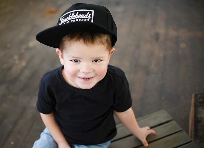 Baby Hats - Baseball Hat, Newborn Youth Flat Brim Mesh Trucker Surf Skate Bubba Bro Fitted Beach Cap Gorros para Bebes thumbnail 7