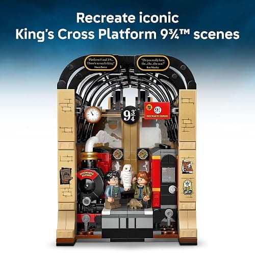 LEGO Harry Potter Book Nook: Hogwarts Express Building Set - Bedroom Shelf Decor for Boys, Girls, & Fans, Ages 10+ - Collectible Harry & Ron Minifigures - Gift for Christmas - 76450 thumbnail 3