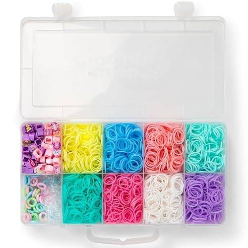 Rainbow Loom® Pretty Pastels, Beadmoji, Bracelet Making Kit for Girls - Includes Speed Loom™ and Dual Hook for Twice The Fun - Create Personalized Bracelets, Ages 7+ thumbnail 3
