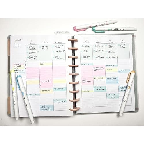 Zebra Pen MILDLINER No Bleed Highlighter, Fluorescent, Dual Tip, 5-Pack | Broad and Fine Point Tip Marker Set, Ideal for Bible Highlighting, Journaling, School, Teacher and Office Supplies (78105) thumbnail 9