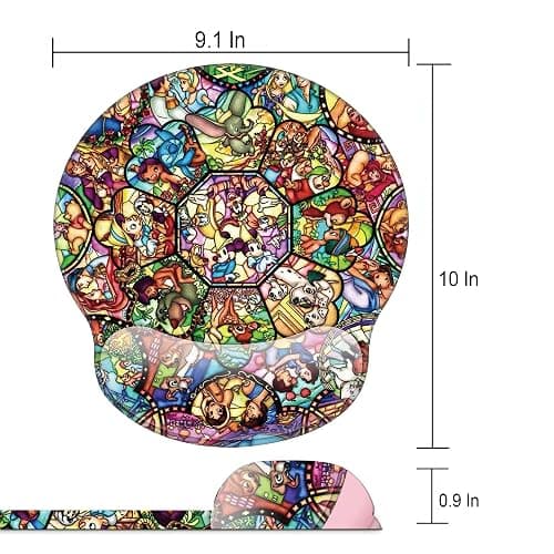 Anime Ergonomic Mouse Pad with Wrist Support,Gaming Mousepad wiht Non-Slip Rubber Base for Laptop, Pain Relief Mouse Pads for Desk for Office Home thumbnail 3