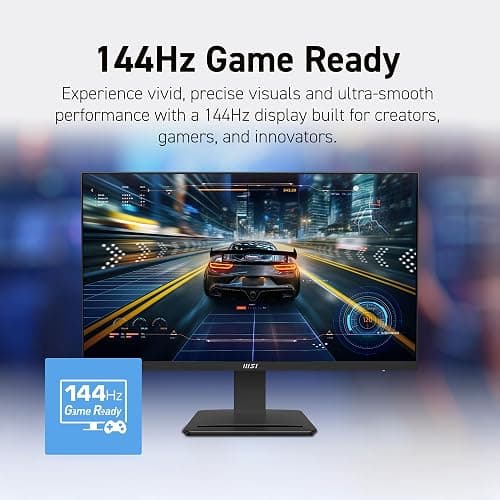 msi PRO MP273Q E14 27-inch IPS 2560 x 1440 (QHD) Computer Monitor, 144Hz,Adaptive-Synch, HDMI, DP Port, VESA Mountable, Tilt, Speaker, 1ms, Black thumbnail 9