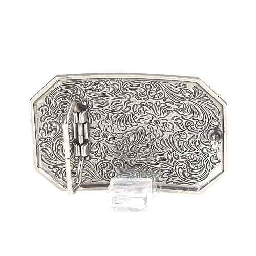 ARIAT Floral Rectangle Silver - Acc Buckle thumbnail 4