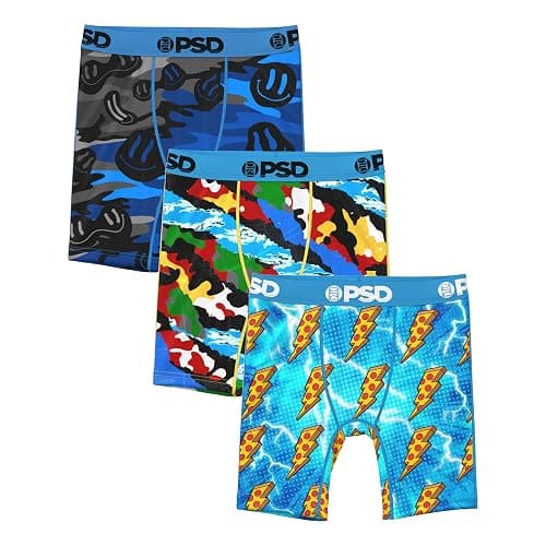 PSD Underwear Boys Boxer Briefs - Animal Print, Comfortable Active Underwear for Boys, Packs & Singles - Image 1