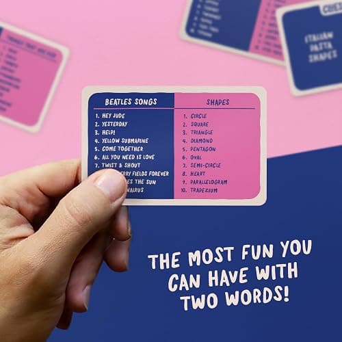 Clues in Twos | The most fun you can have with two words! | A family friendly party game perfect for teens & adults | age 12+ | 2-8 players thumbnail 4