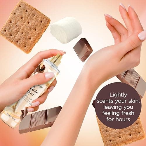 Bodycology Long-Lasting Fragrance Body Mist, Cozy Fireside S'more, 8 fl oz thumbnail 4