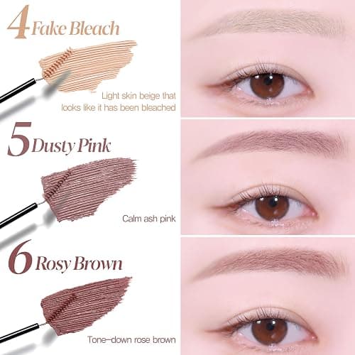 Espoir The Brow Color Fixing Cara #4 Fake Bleach | Easy Fixing without Clumping with Skinny Brush, Long-Lasting & Smudge-proof Eyebrow Mascara, Soft Mood Coloring Tinted Gel, Korean Makeup, 0.1 Fl Oz. thumbnail 4