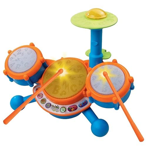 VTech KidiBeats Drum Set (Frustration Free Packaging) - Orange - Frustration Free Packaging - Image 1