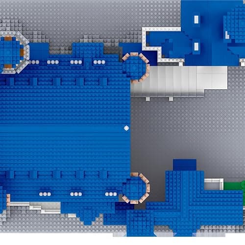 alltogetho Huge Swan Stone Castle Micro Mini Blocks – 10000pcs Challenging Building Set, High-Difficulty 3D Puzzle, Ultimate Achievement, Cool Decorative Piece, Perfect Time-Killer thumbnail 6