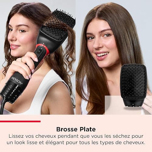REVLON- 5-EN-1 One-Step Styler multi-usages (têtes amovibles, boucleur, sèche-cheveux, brosse volumisante, brosse coiffante et concentrateur) RVDR5370 thumbnail 5