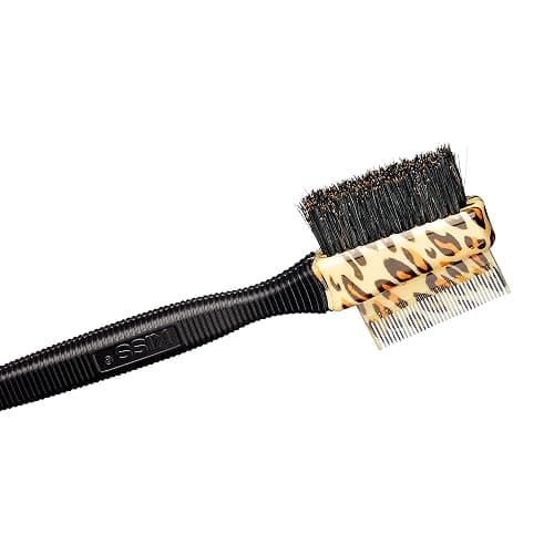 KISS Colors & Care 3-in-1 Professional Edge Styler Plus with Case - Slip-Free Rubber Grip, 100% Boar Bristles, Fine Tooth Comb, Pin Tail Tool, & Protective Case, Versatile & Ultra-Functional, Smooth & Sleek Styling thumbnail 9