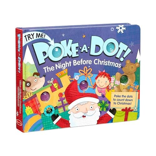 Melissa & Doug Children's Book - Poke-a-Dot:The Night Before Christmas (Board Book with Buttons to Pop) - Image 1