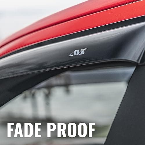 Auto Ventshade [AVS] Outside Mount Rain Guards for 2024-2025 Toyota Tacoma, Double/EXT CAB ONLY | Window Vent Visors, 4 pcs. - Smoke | 94270 thumbnail 7
