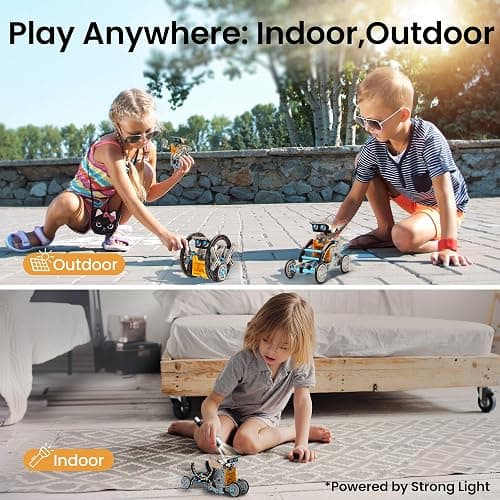 Sillbird 12-in-1 Solar Robot Building Kit STEM Gift for Boys Aged 8-13, DIY Science Educational Robotic Toys for Kids Teens Birthday, Powered by The Sun with 190 Pieces thumbnail 4