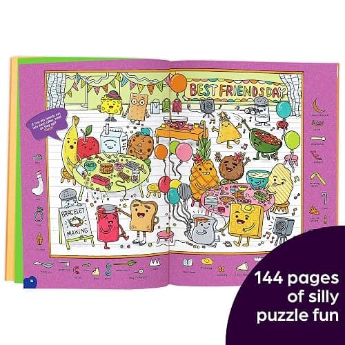 Silliest Hidden Pictures Puzzles Ever: Search-and-Find Book for Kids 6 and Up with Over 1,000 Hidden Objects, Road Trip Games, Silly Jokes and Wacky ... for Hours of Fun (Highlights Hidden Pictures) thumbnail 3