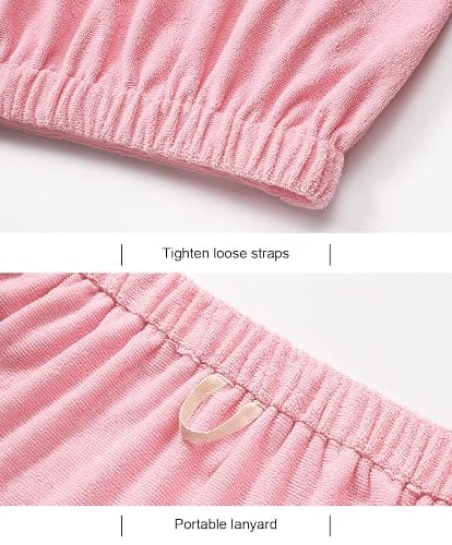 Kniffi Women's Spa Wrap & Hair Towel Body Wrap Adjustable Closure Bathrobe thumbnail 5